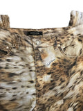 Jeans animal print Roberto Cavalli