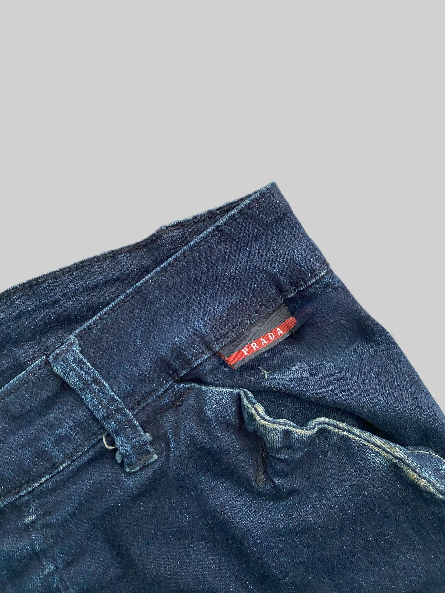 Prada Vintage Navy Trousers