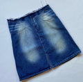 falda denim "washed"