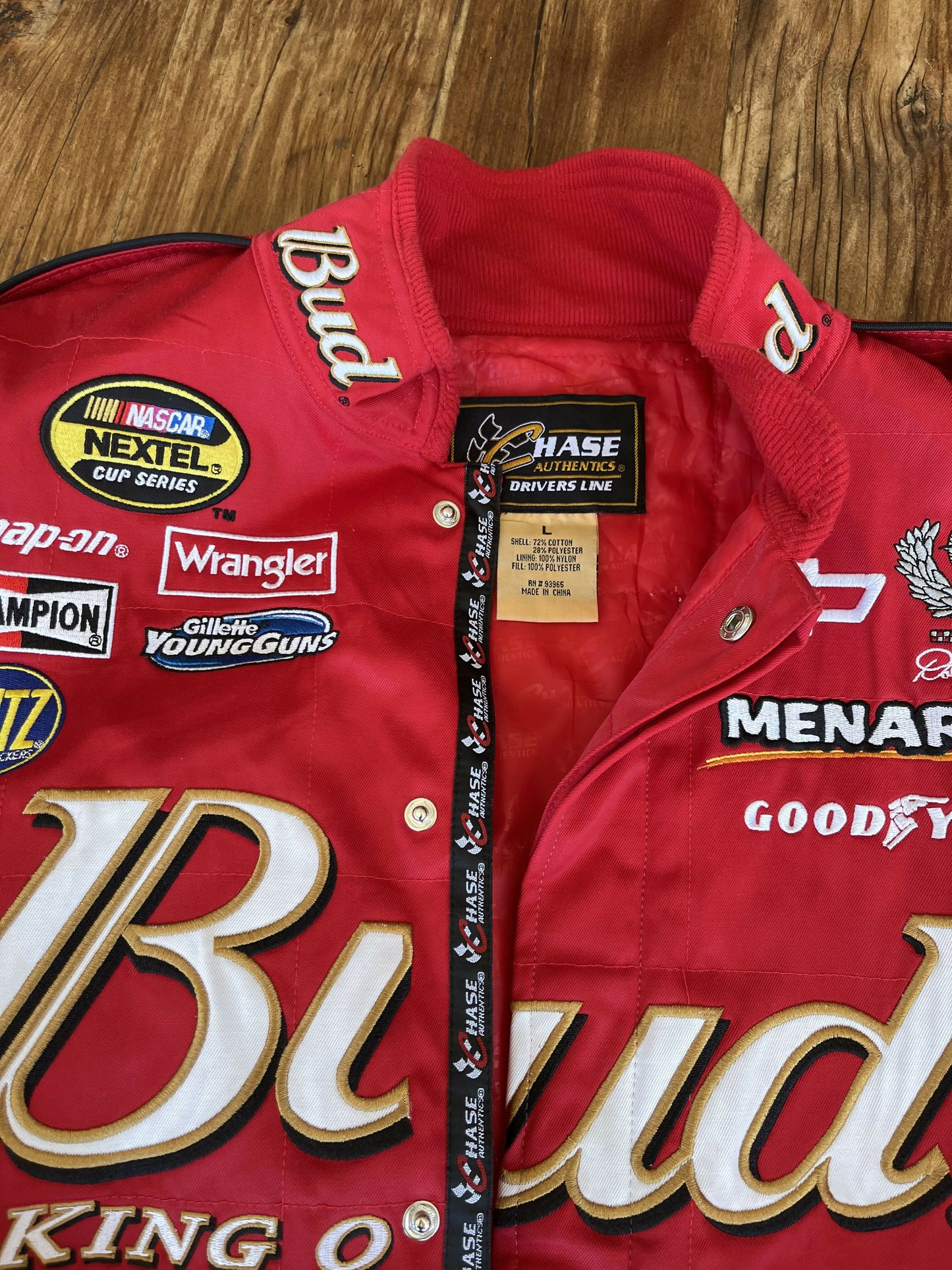 Chaqueta Nascar Budweiser Racing