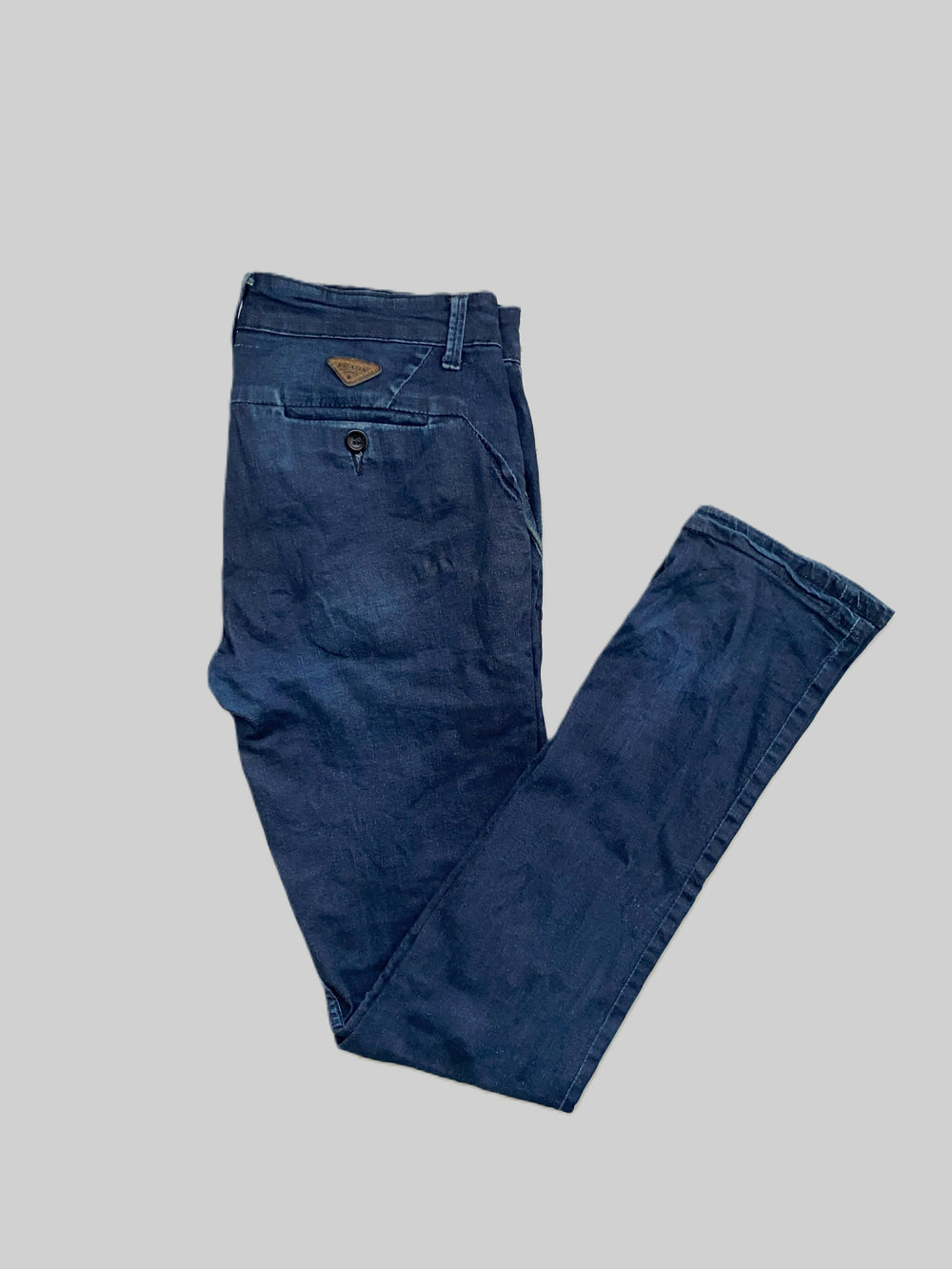 Prada Vintage Navy Trousers