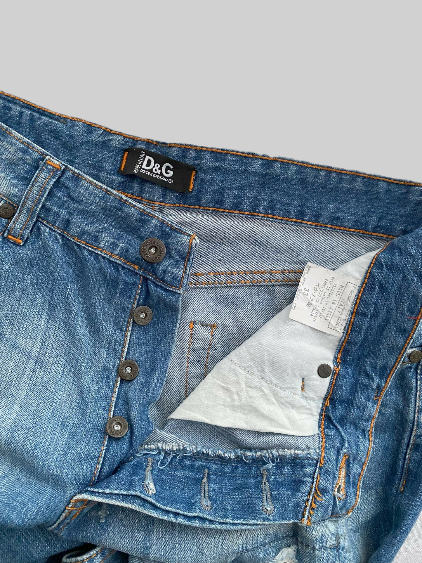 Dolce & Gabbana Denim Straight Jeans