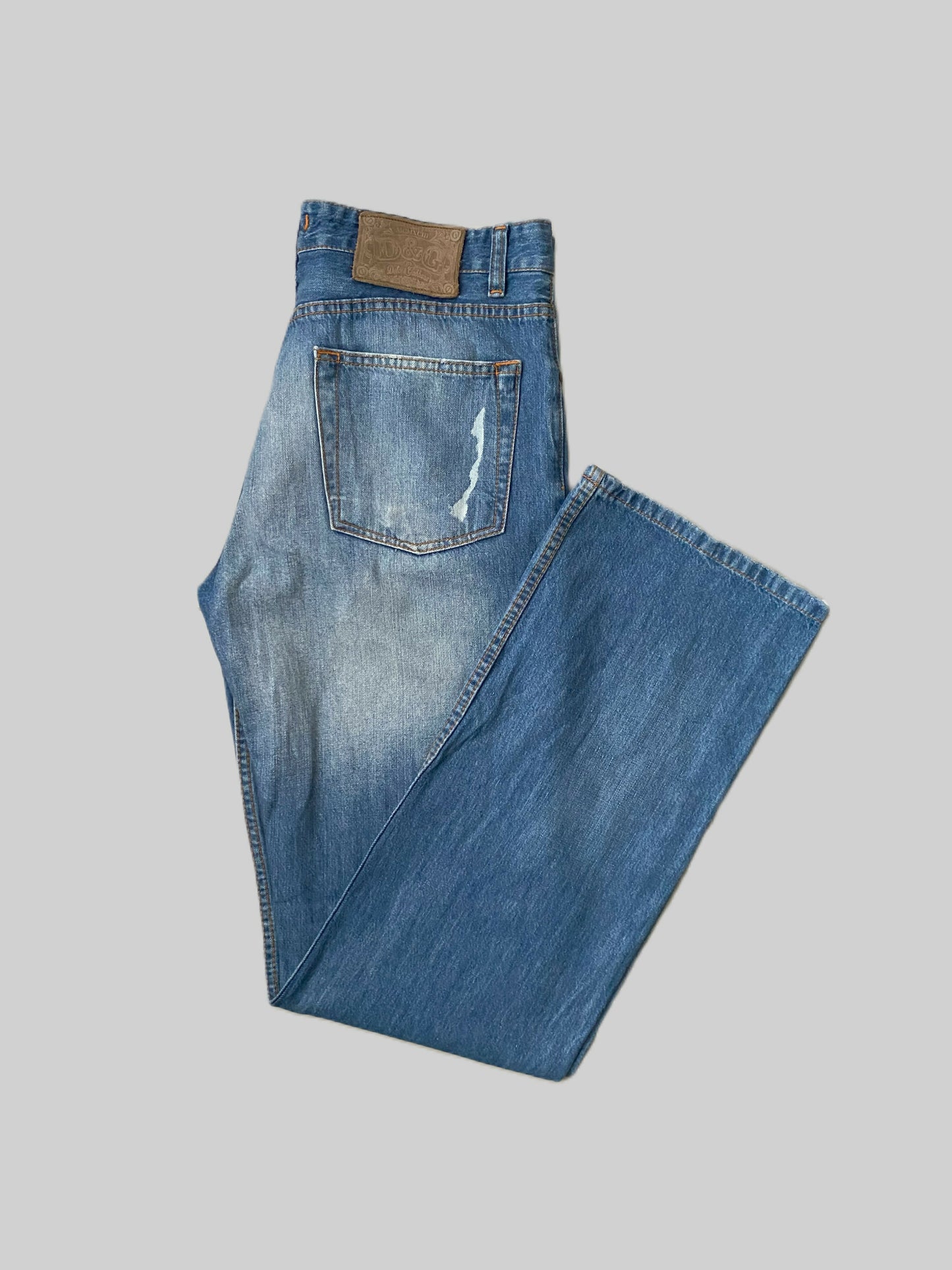 Dolce & Gabbana Denim Straight Jeans