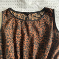 vestido animal print