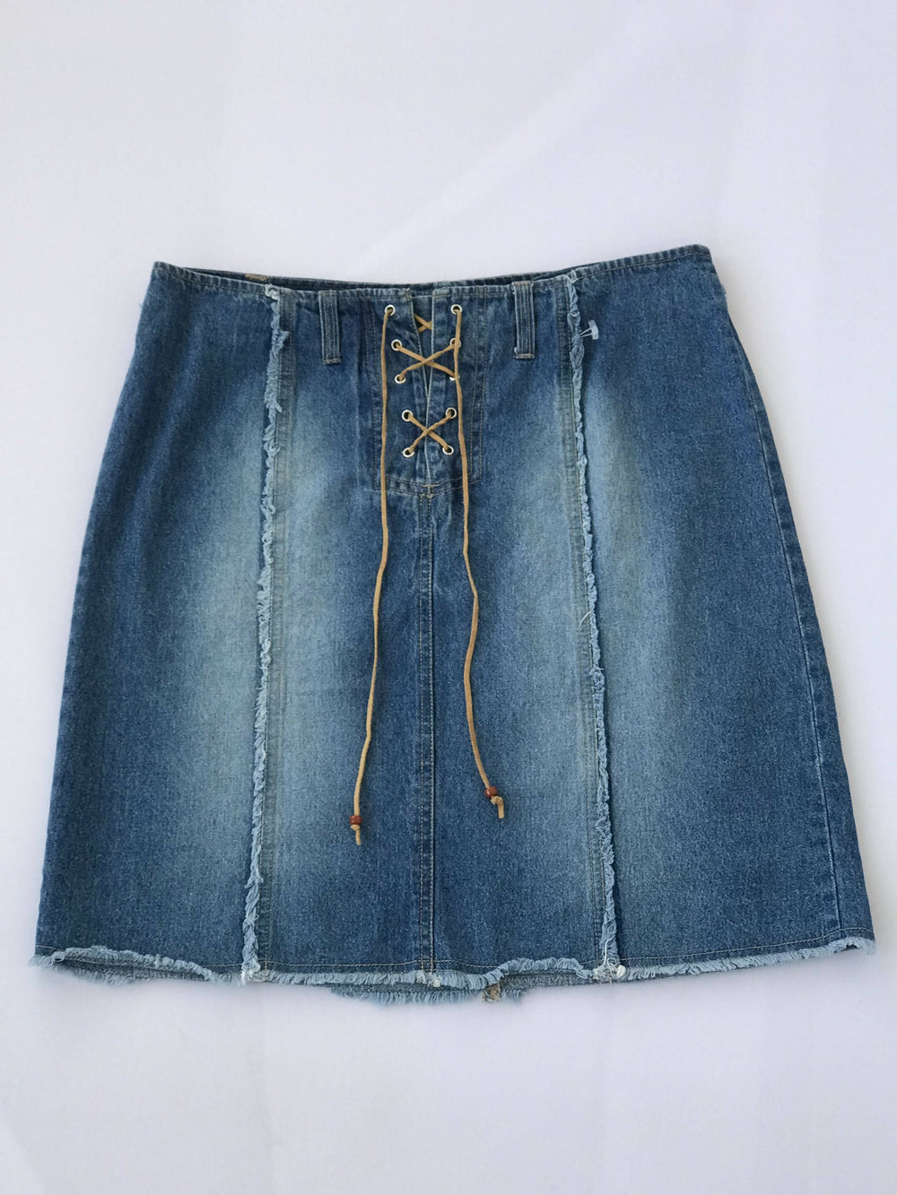 90's midi denim skirt