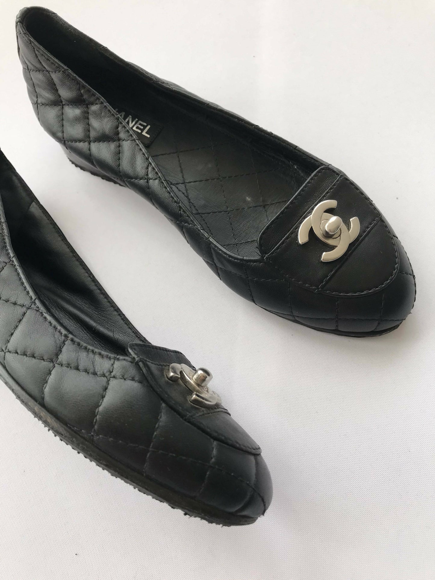 vintage Chanel loafers