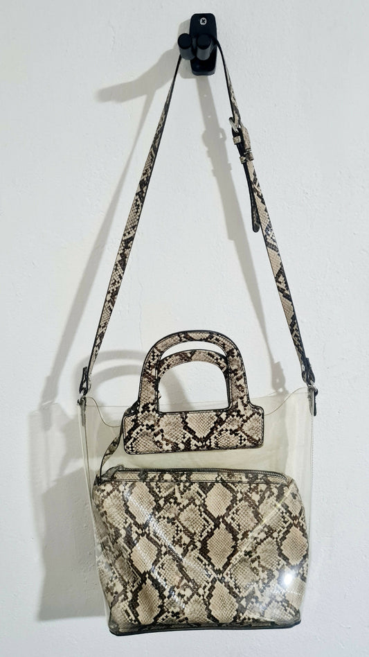 Bolso Shopper Zara transparente