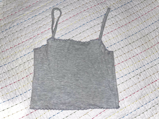 Crop Top Gris