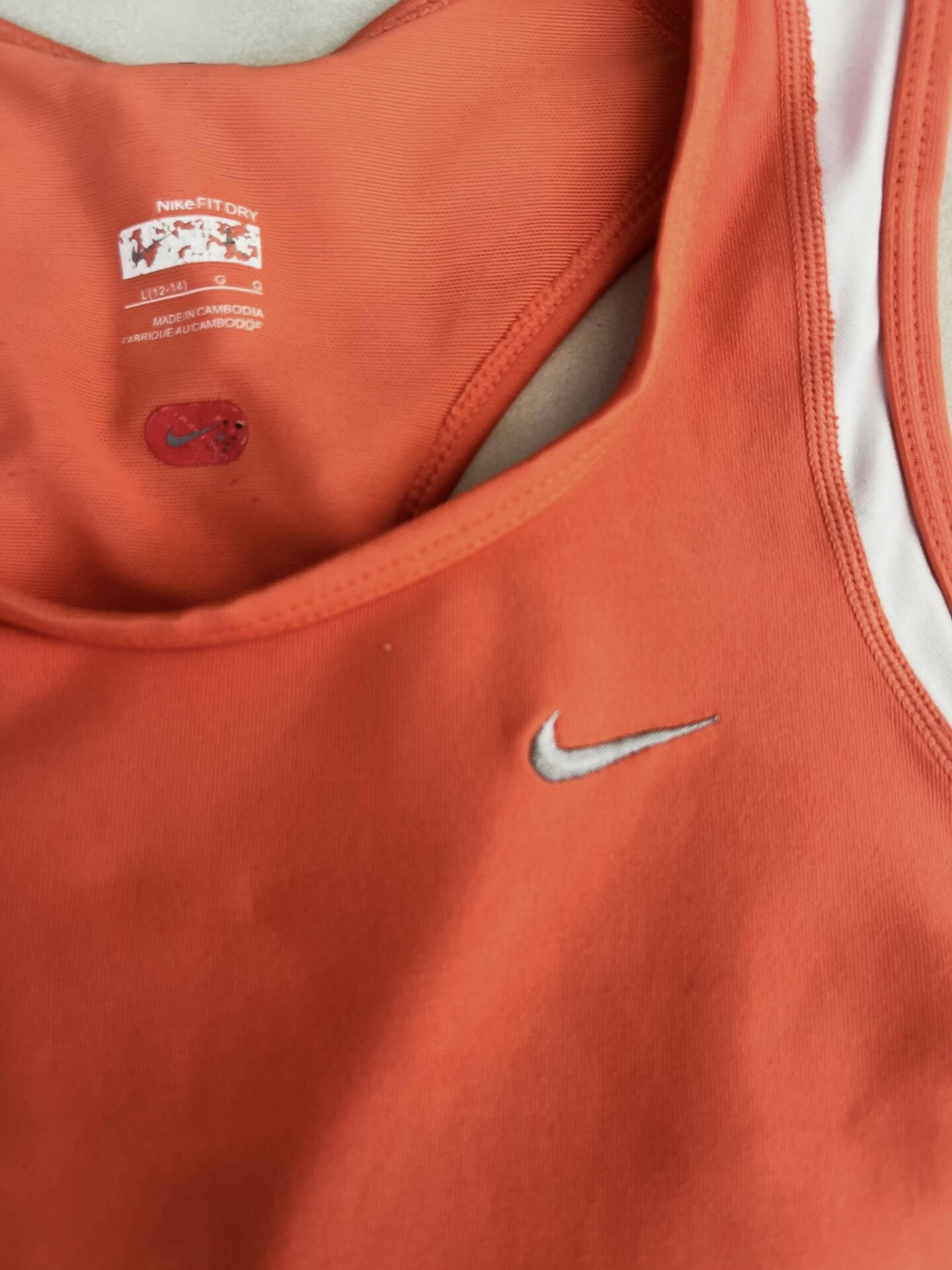 Polera Nike Naranja