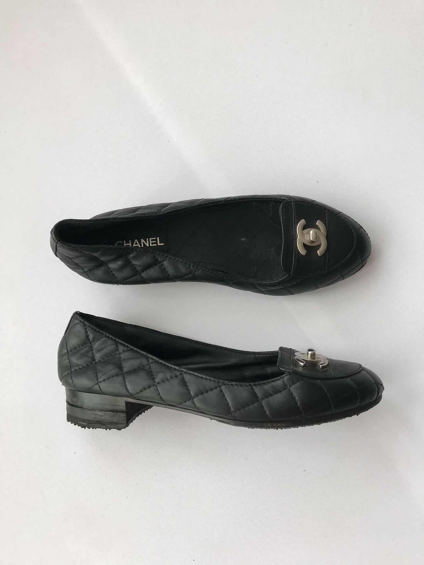 vintage Chanel loafers