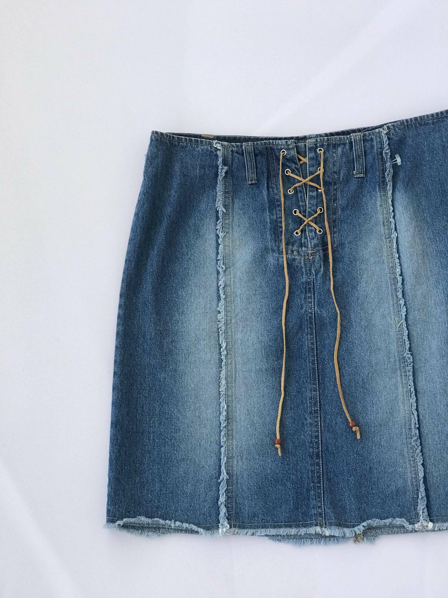 90's midi denim skirt